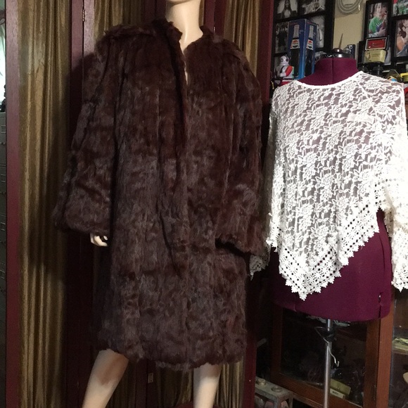 Vintage Jackets & Blazers - Vintage fur coat